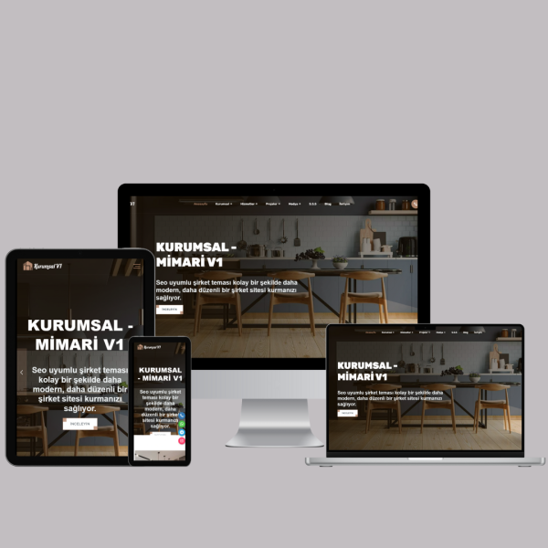 Mimarlık & İnşaat Firma Web Sitesi V2